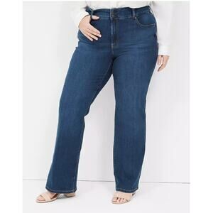 Lane Bryant Tighter Tummy Fit High-Rise Boot Jean in Short Size 14